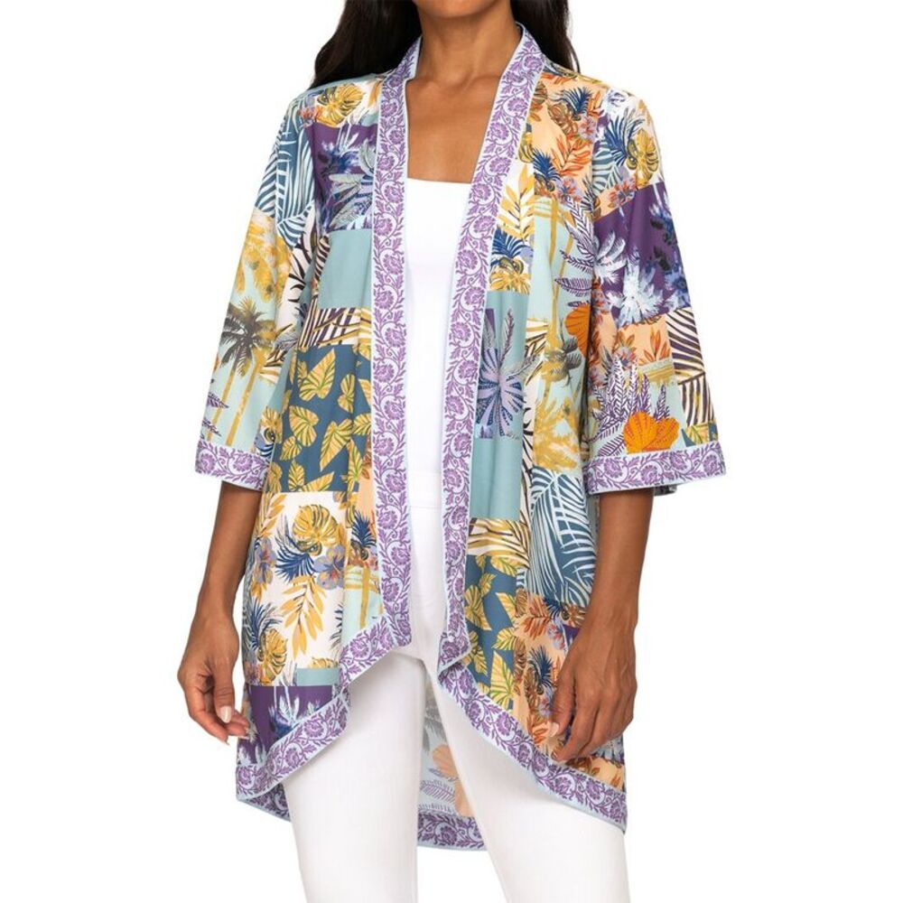 Tolani Womens  Mantra Kimono, Multi